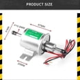 thumbnail image 5 of Pompe à Carburant Électrique Universelle Modifiée HEP-02A 12V Usage Intensif Métal (Argent), 5 of 5