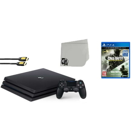 Sony PlayStation 4 PRO 1TB Gaming Console Black with Call of Duty Infinite Warfare BOLT AXTION Bundle Used