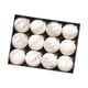 thumbnail image 1 of 12 bolas navideñas de terciopelo, adornos irrompibles para el árbol de Navidad, elegantes Blanco, 1 of 9