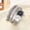 Silver with Black Dial, variant on Golden Snake Wrap Bangle Watch with Black Dial, Elegant Women’s Statement Wristwatch