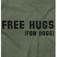 thumbnail image 2 of Free Dog Hugs Pet Owner Cute Doggy Men's Graphic T Shirt Tees Brisco Brands M, 2 of 6