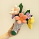 thumbnail image 2 of Juguetes de Peluche con Ramo Atado A Mano de Colores: Colgante de Planta con Forma Flor Suave, Decoración Acogedora para Habitación, Regalo de Cumpleaños en Color Naranja, 2 of 5
