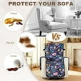 thumbnail image 5 of TSOVTHRID Abstract Bohemia Floral Print Recliner Slipcover Soft Slip Reclining Chair Slipcovers Non-Slip Furniture Protector for Recliner, Fitted Sofa Couch Cover with Pocket, 5 of 7