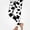 A Multicolor, variant on HAOTAGS Girls Graphic Print Leggings (3-8) High Waist Stretchy Soft Tights Multicolor Size 4T