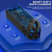For P5 Controller Charger, QQV for P5 Controller Charger with Fast Charging Dock for p5 accessories & LED Indicators-Black