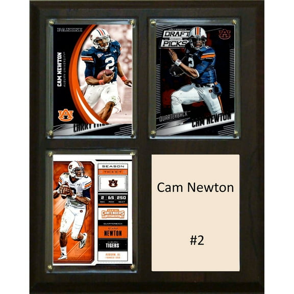 C&I Collectables 810NEWTONCO NCAA 8 x 10 in. Cam Newton Auburn Tigers Player Plaque
