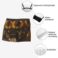thumbnail image 3 of Pofeuu Rustic Sunflower Bouquet Print Men’s Boxer Briefs, Moisture-Wicking Underwear, Regular,Trunk-X-Large, 3 of 5