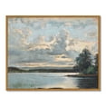 thumbnail image 3 of Drsoum Vintage Sea and Sky Landscape Wall Art 11x14in Natural Framed Rustic Retro Ocean Scenery Prints Farmhouse Classic Decorations for Living Room Bedroom, 3 of 6