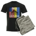 thumbnail image 6 of CafePress - Free Ukraine Stop War Pajamas - Men's Dark Loose Fit Cotton Pajama Set, 6 of 7
