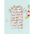 thumbnail image 7 of Toddler Baby Boy One Piece Swimsuit Infant Short Sleeve Zipper Bathing Suit Rash Guard Swimwear Beachwear Sunsuit, 7 of 7