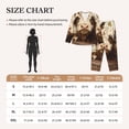 thumbnail image 4 of Sigee Butterfly Cow Barrel for Women’s Pajama Sets Long-Sleeved Pjs Sets for Women 2 piece Sleepwear-X-Large, 4 of 7