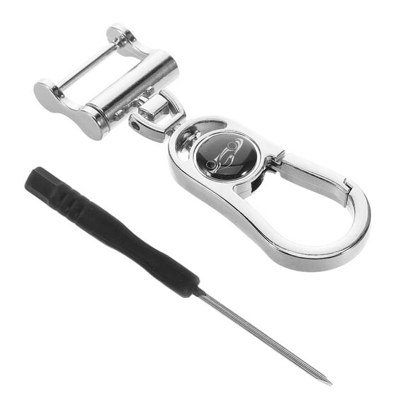 Car Key Chain Front Door Lock Cabinet Ring Men and Women Man Silver