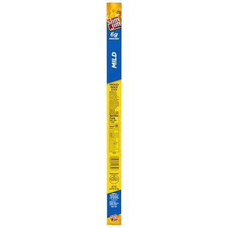 Slim Jim Giant Slim Mild Smoked Snack Stick, 0.97 oz (Pack of 3) NC