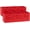 Red, variant on Collapsible Fabric Storage Bins with Handles, Cube Organizer for Home Organization, Durable Foldable Storage Container, 10.5"x10.5"x11", Red, 6-Pack