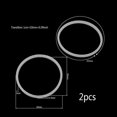 thumbnail image 1 of 2Pcs 8.3cm Rubber O Shaped Replacement Gaskets Seal Ring Part For Blender Juicer, 1 of 1