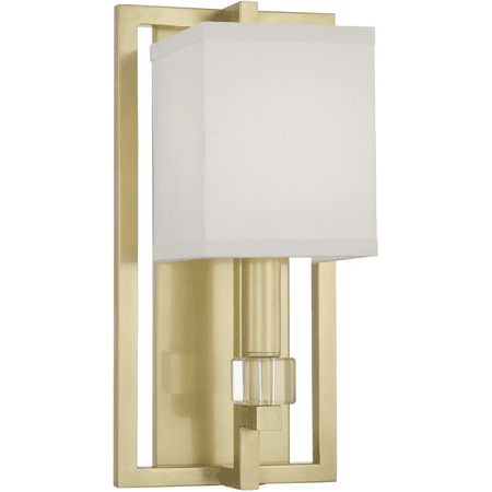 

Aged Brass Tone Finish Wall Sconces 7 Wide Steel Material Candelabra 1 Light Fixture