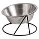 thumbnail image 1 of Cuenco de acero inoxidable para gatos y perros, cuenco para beber, cuenco para comida, protege las vértebras cervicales, 1 of 5