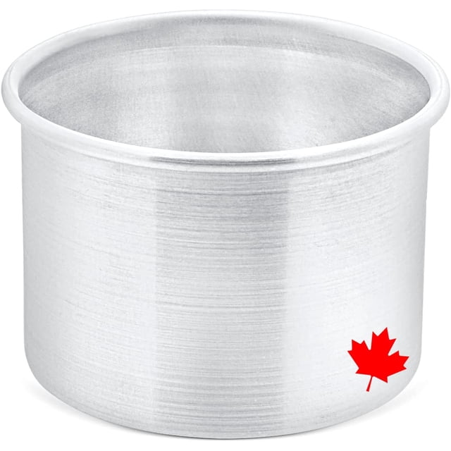 Crown Moule à Gâteau de 4 Pouces, Profondeur de 3 Pouces, Robuste, Chauffage Uniforme, Aluminium Pur