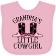 thumbnail image 3 of Inktastic Grandma Little Cowgirl Baby Clothes Girls Baby Bib, 3 of 4