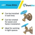 thumbnail image 5 of SHARKBITE/CASH ACME 1/2x3/4MHT Hose Bibb 24632LF, 5 of 10