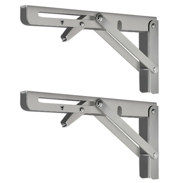 MasteelfCA 2pcs Wall Mounted Shelf Bracket Heavy Duty Support Bracket Triangle Bracket