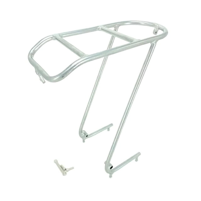 ZLight Bicycle Front Rack Luggage Touring Carrier Carrier Front Black Racks Shelf Silver 40x14x36.5cm