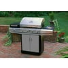 Char-Broil Outdoor 4-Burner Gas Grill With Stove and Griddle