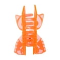thumbnail image 3 of Unique Bargains 1 Pc Claw Clip Cute Halloween Grungy Skeleton Cat Design Hair Clip Fluorescent Orange, 3 of 5