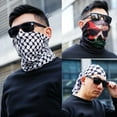 thumbnail image 4 of Pañuelo para el cuello con estampado de la bandera palestina, bufanda, cubrebocas, poliéster, suave y cómodo, diseño multifuncional., 4 of 5