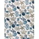 thumbnail image 4 of Manta polar de felpa VCNY Home Coastal, 127 x 178 cm, azul y gris, 4 of 5