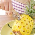 thumbnail image 1 of Fresa Huller Fruit Peeler Pi?a Corer Slicer Cutter Cuchillo de cocina de acero inoxidable Gadgets Pineapple Slicer Clips (2 piezas) ZefeiWu 8390614398221, 1 of 1