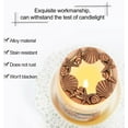 thumbnail image 5 of Candle Toppers Scented Candle Cover Jar Lids Shades Sleeves Gifts Shell Starfish Pattern Candle Accessories for Women - Help Candle Melt Evenly Gold, 5 of 9
