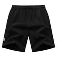 thumbnail image 7 of Liyamei Boys Sports Shorts with Drawstring and Pockets for Summer Casual Size 7-12,Black, 7 of 7