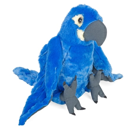 Wild Republic Hyacinth Macaw Plush, Stuffed Animal, Plush Toy, Gifts for Kids, Cuddlekins 12 Inches