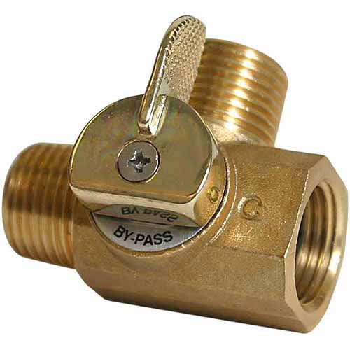 Camco 37463 3Way Bypass Valve Replacement For RV Water Heater Bypass