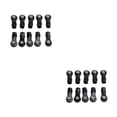 thumbnail image 1 of Vogacara Extremos de barra de acoplamiento de 10 piezas, rótulas de bola de enlace de coche RC, soportes de enlace de articulación de coche, accesorios Negro Tipo C 2piezas Vogacara CBP160821, 1 of 5