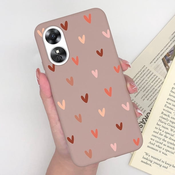 Funda de teléfono A prueba de golpes para OPPO A17, A17K, 4G, silicona suave, TPU, dibujos animados, corazón, Margarita, Oppo A 17 K A 17, Fundas Coque CPH2477 Fivean unisex