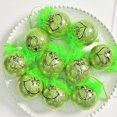 thumbnail image 4 of 12-Pack Grinch Baubles Christmas Tree Hanging Baubles Balls Ornaments - Green Elf with Fuzzy Hair Decorations, 4 of 5