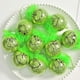 thumbnail image 4 of 12-Pack Grinch Baubles Christmas Tree Hanging Baubles Balls Ornaments - Green Elf with Fuzzy Hair Decorations, 4 of 5