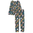 thumbnail image 6 of FOR U DESIGNS Christmas Gingerbread Man 2PCS Pajama Sets for Women Long Sleeve Crew Neck Tops and Pants Set Size 4XL Xmas Santa Claus Sleepwear with Pockets Pajamas, 6 of 6