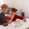thumbnail image 3 of UUWEAR Cylinder Steps - Multicolor Wooden Educational and Learning Toys for Kids, Shape Matching and Sorting Set for Toddlers, 3 of 9