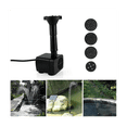 thumbnail image 3 of Solar Hydroponics Submersible Pump Multifunctional with 7 Nozzles Water Pump Filter Decorative Props Portable, 3 of 6