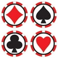 thumbnail image 1 of Casino Coasters- Pack of 12, 1 of 1
