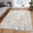 thumbnail image 2 of Rug Branch Contemporary Scandinavian  Grey Beige Indoor Area Rug - 6x9, 2 of 8