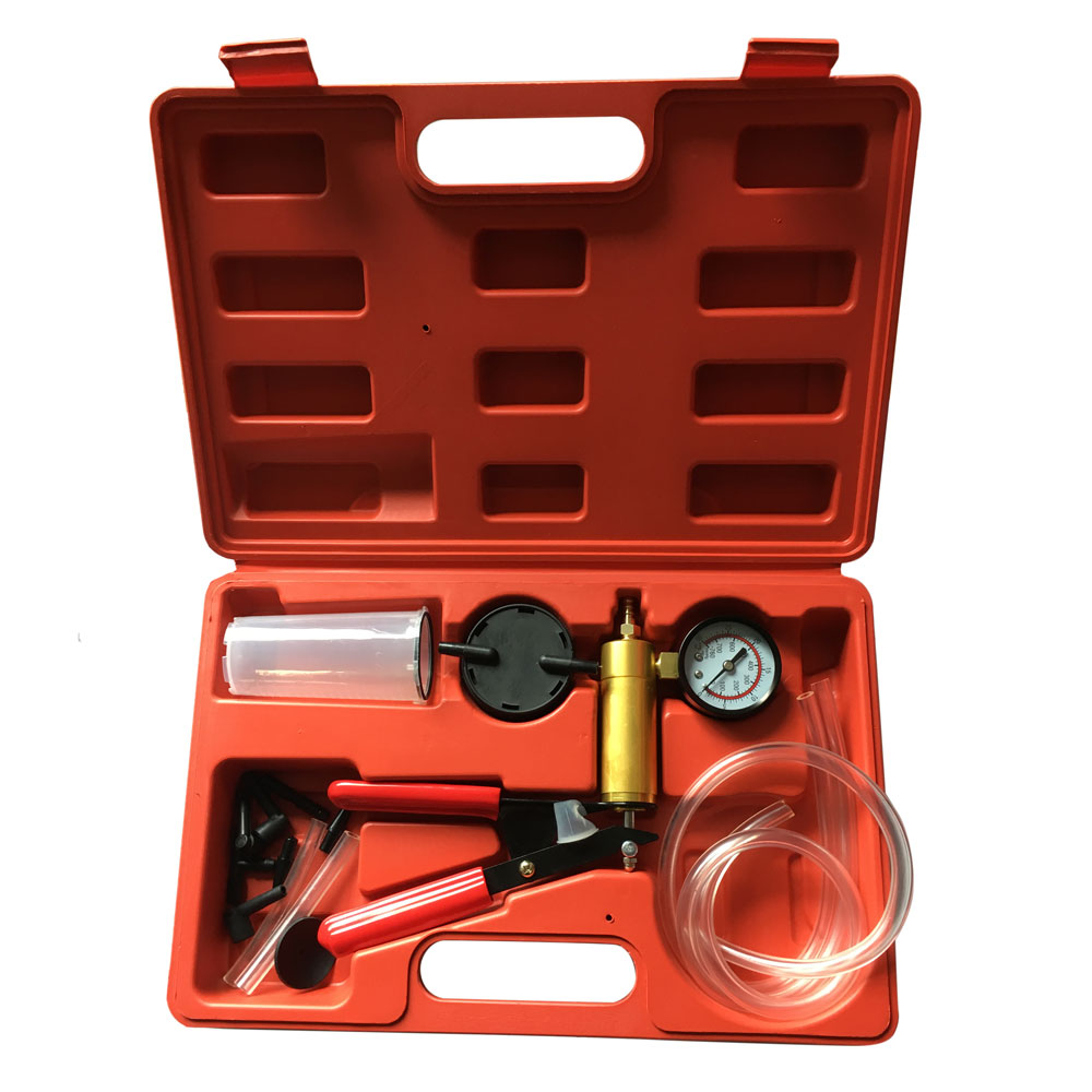 SPRING PARK 2 In 1 Brake Bleeder & Vacuum Pump Gauge Test Tuner Kit Tools DIY Hand Tools Hot