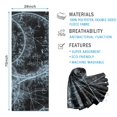 thumbnail image 2 of Math Equations Glowing Formulas Black Pattern Hot Yoga Mat Towel Non Slip for Hot Yoga - Quick-Drying Yoga Mat Cover with 4 Corner Pockets with Travel Bag - Hot Yoga Towel Non Slip 70"x26", 2 of 6