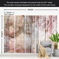 thumbnail image 3 of Abstract Wallpaper Wall Mural - Soft Pastel Wood Fantasy, 3 of 5