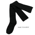 thumbnail image 3 of SIEYIO Women Winter Thigh High Fuzzy Slipper Socks Solid Color Over Knee Warm Stockings, 3 of 20