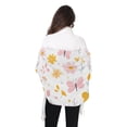 thumbnail image 5 of Butterflies and Daisies Women's Cold Weather Scarves Lightweight Warm Fashion Scarves, Breathable 86.6''x30.7'', 5 of 10