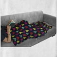 thumbnail image 6 of Valentine's Day Soft Flannel Fleece Blanket, Romantic Colorful Hearts Love Happiness Theme Valentine's Day Illustration, Cozy Plush for Indoor and Outdoor Use, 50" x 70", Multicolor, by Ambesonne, 6 of 6